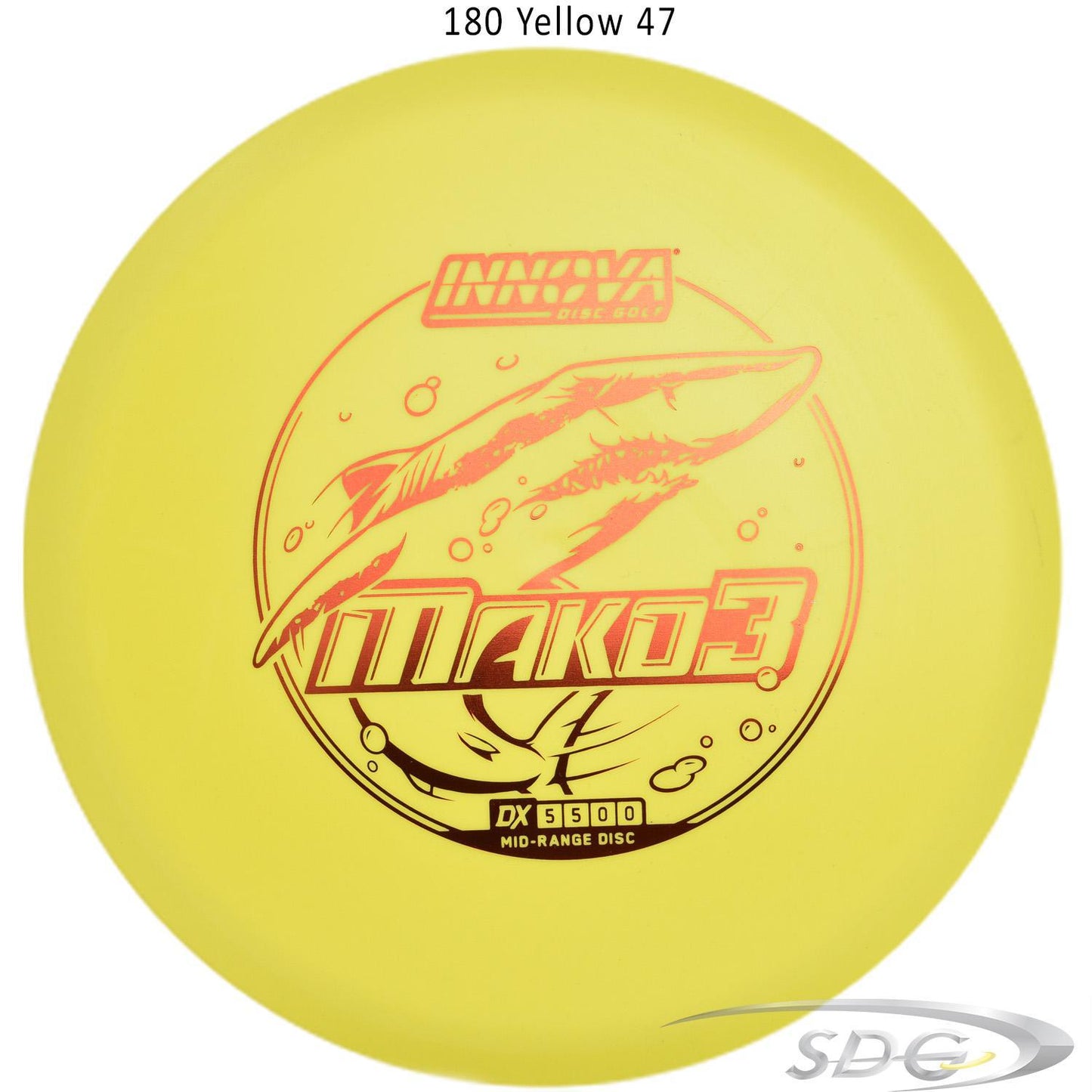 innova-dx-mako3-disc-golf-mid-range 180 Yellow 47 