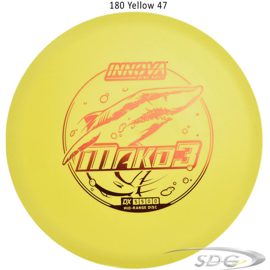 innova-dx-mako3-disc-golf-mid-range 180 Yellow 47 