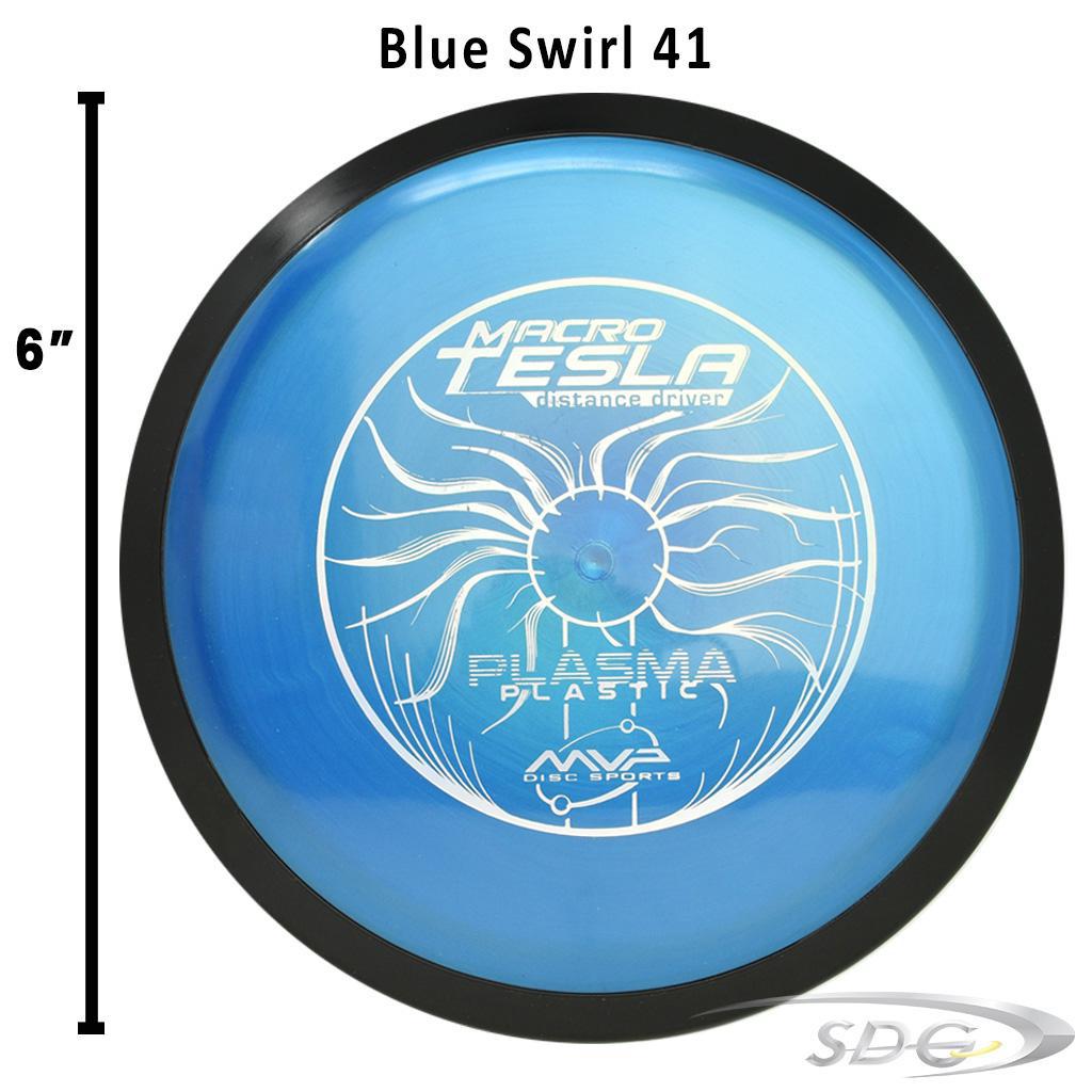 mvp-plasma-tesla-macro-disc-golf-mini-marker Blue Swirl 41 