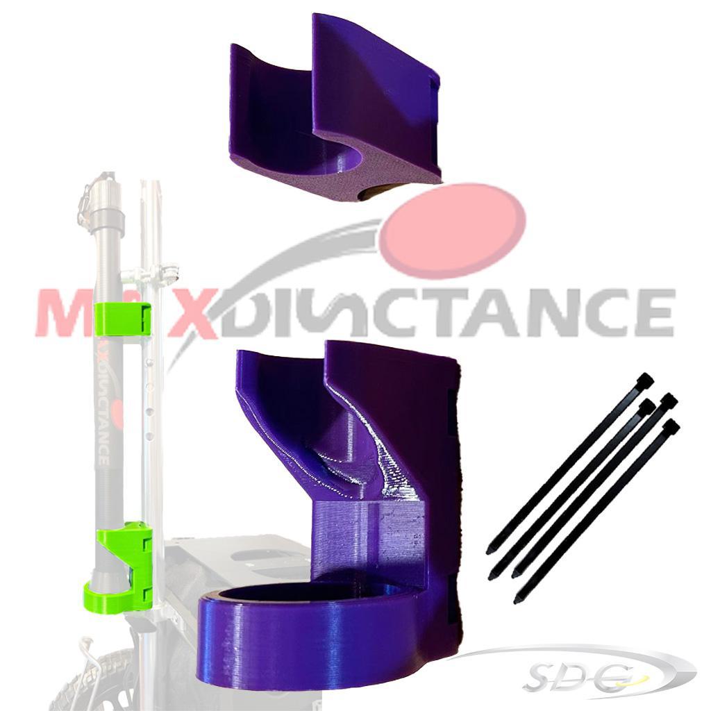 max-disctance-max-stick-cf20-cart-clips-disc-golf-accessories Purple 