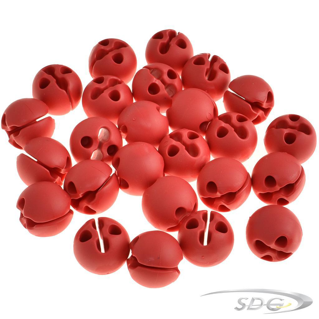Collection of Disc Dots Putting Aid Target in Magma Red Color
