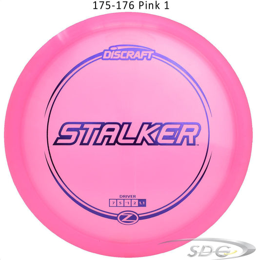 discraft-z-line-stalker-disc-golf-fairway-driver 175-176 Pink 1 