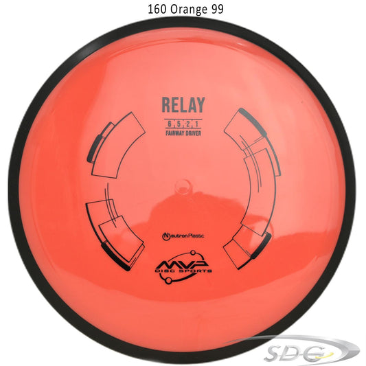 mvp-neutron-relay-disc-golf-fairway-driver 160 Orange 99 