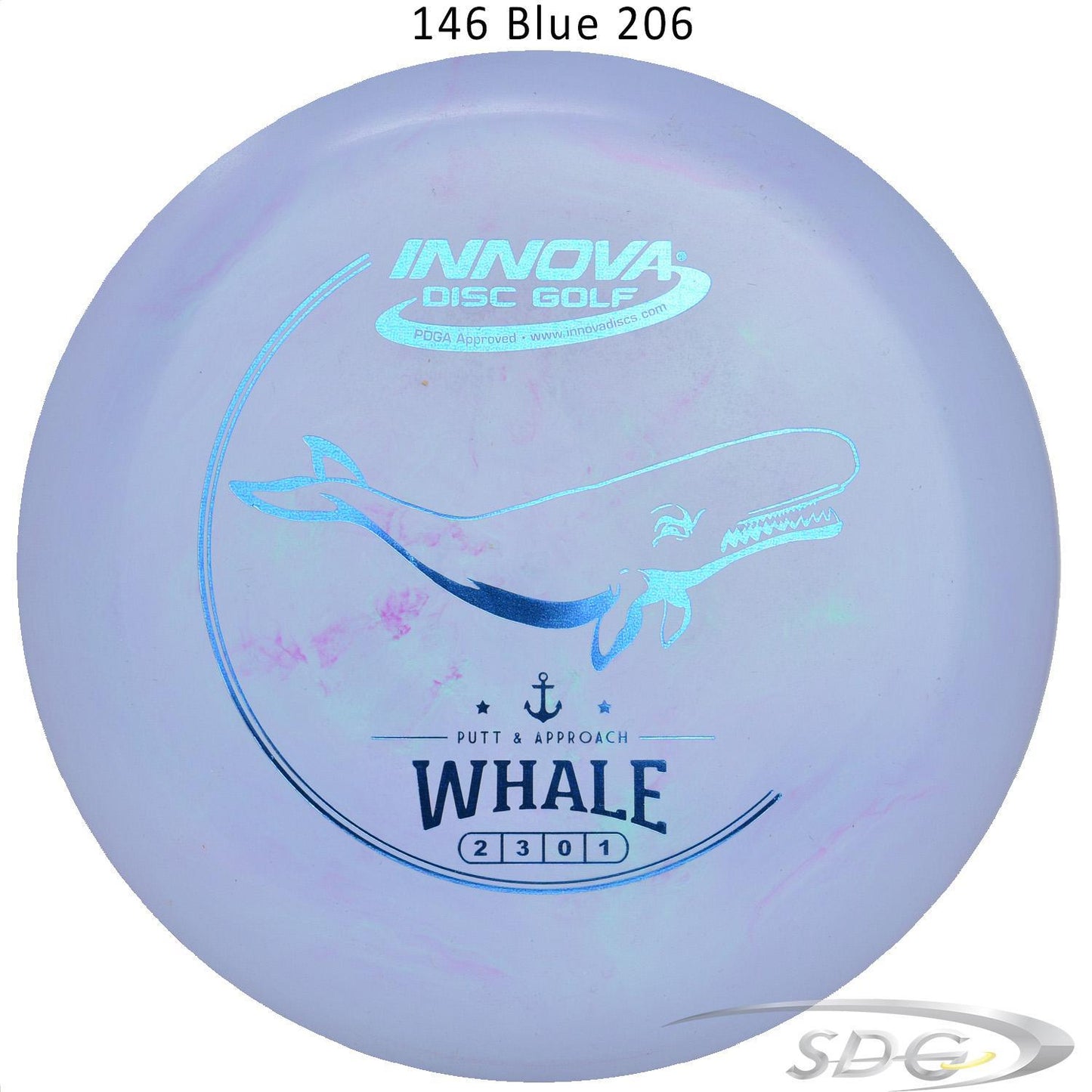 innova-dx-whale-disc-golf-putter 146 Blue 206 
