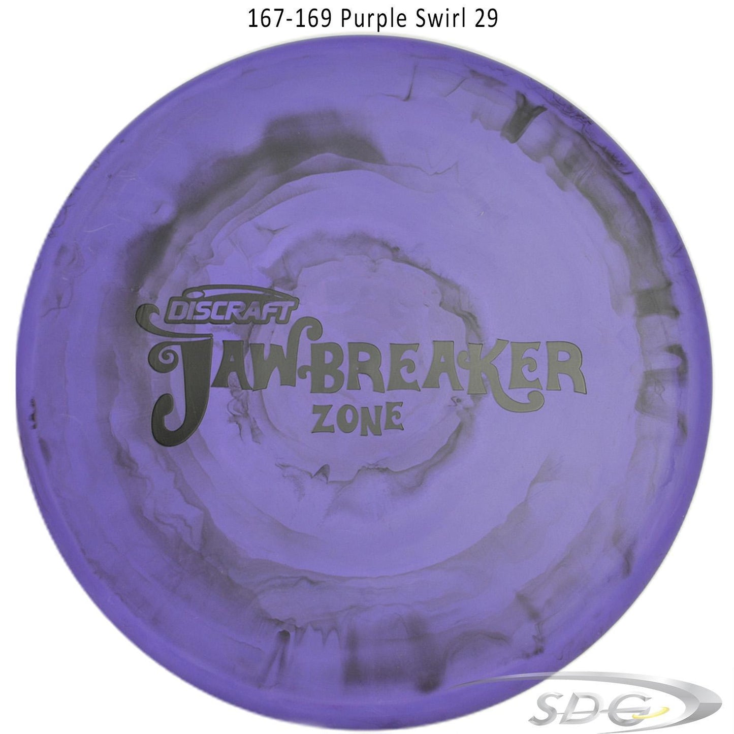 discraft-jawbreaker-zone-disc-golf-putter-169-160-weights 167-169 Purple Swirl 29 