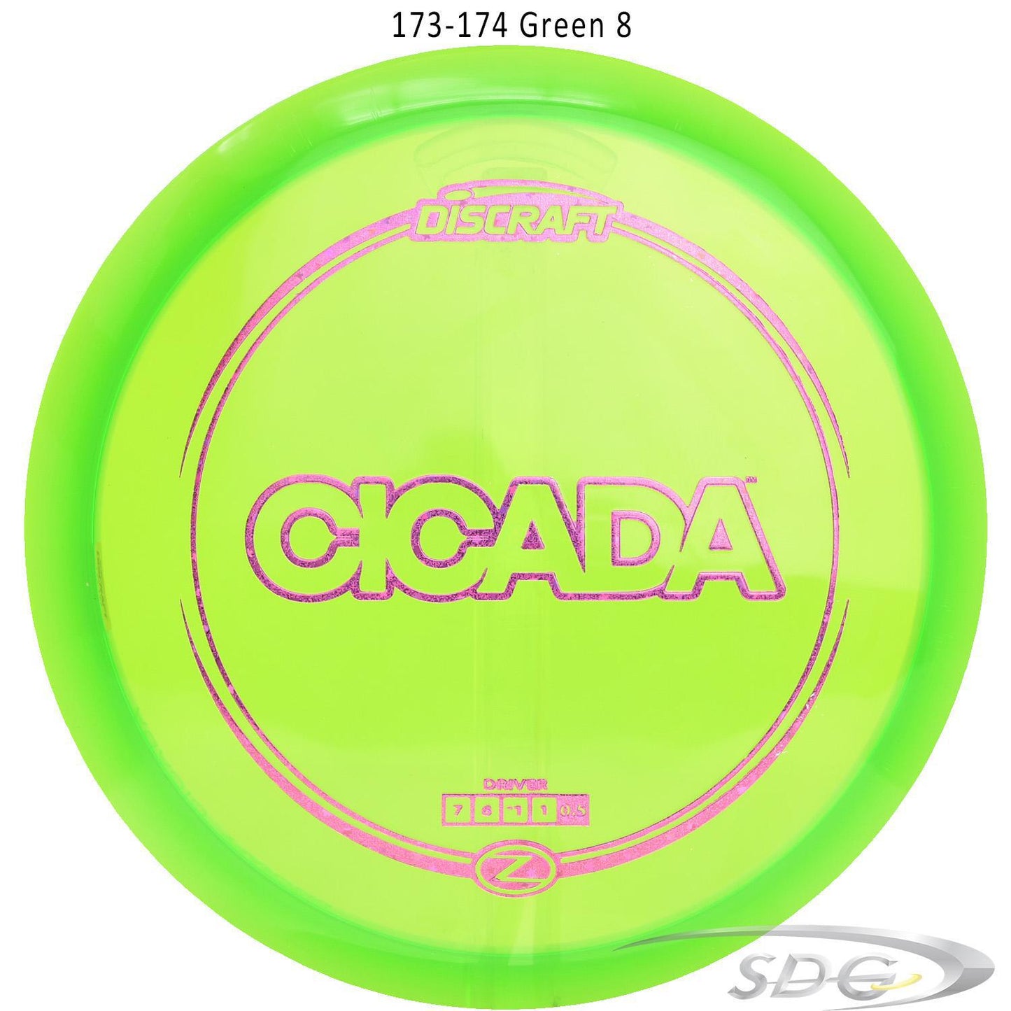 discraft-z-line-cicada-disc-golf-fairway-driver 173-174 Green 8 