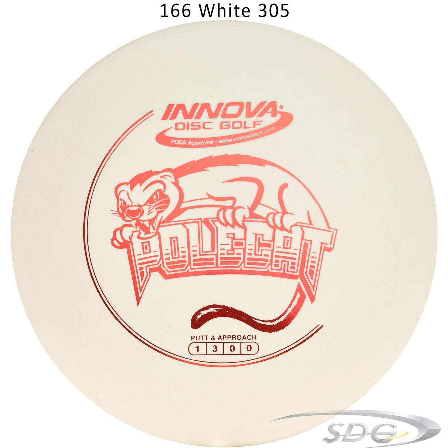 innova-dx-polecat-disc-golf-putter 166 White 305 