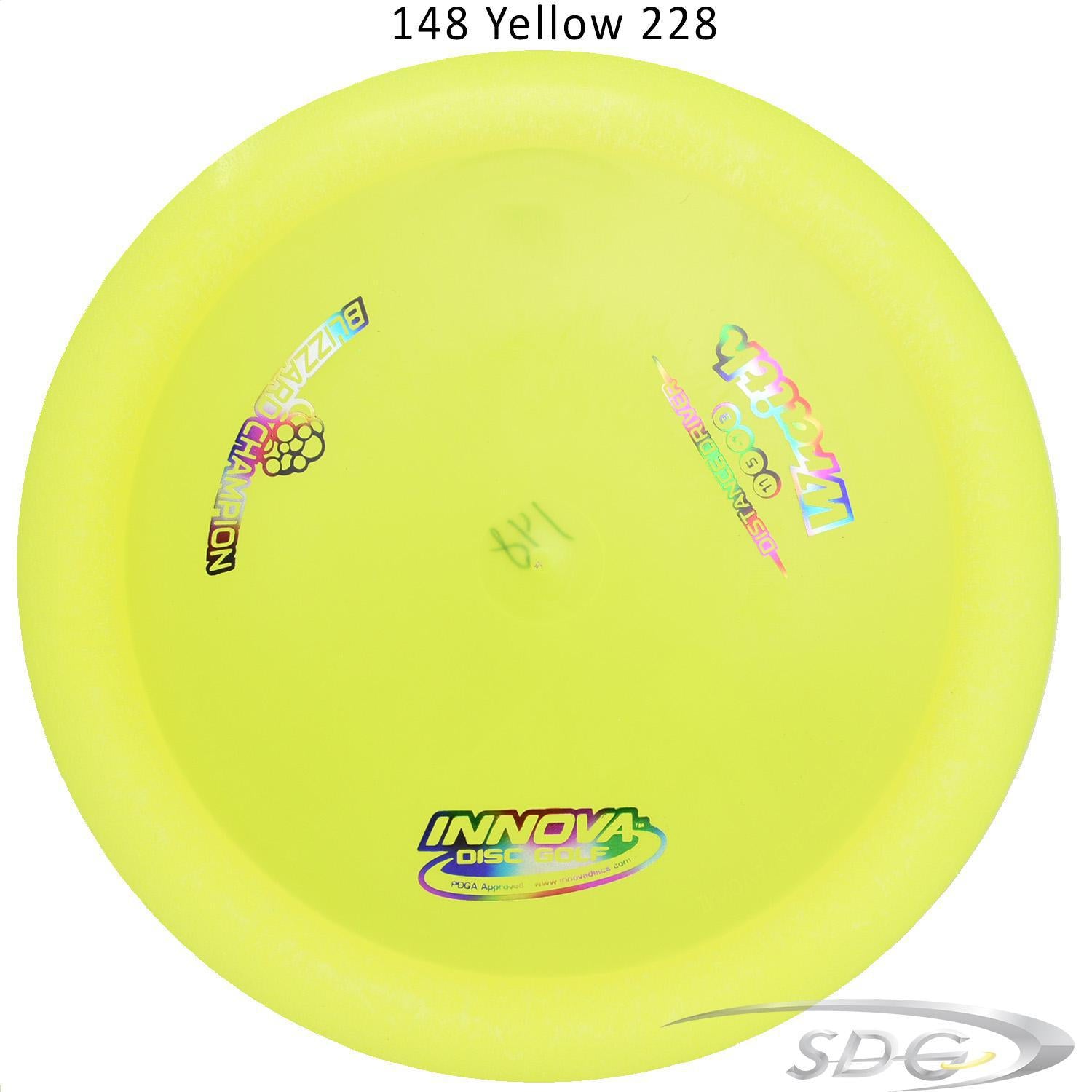 innova-blizzard-champion-wraith-disc-golf-distance-driver 148 Yellow 228