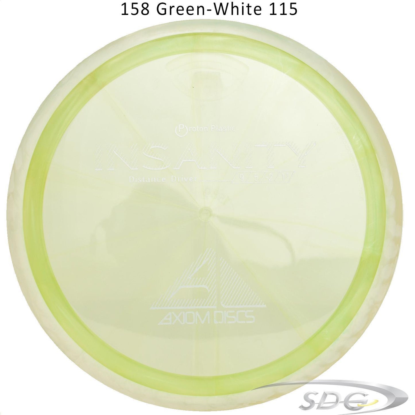 axiom-proton-insanity-disc-golf-distance-driver 158 Green-White 115 