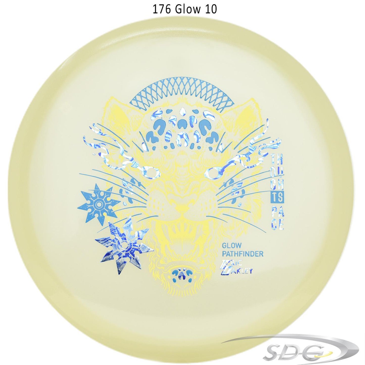 tsa-glow-pathfinder-eric-oakley-snow-leopard-disc-golf-mid-range 176 Glow 10 