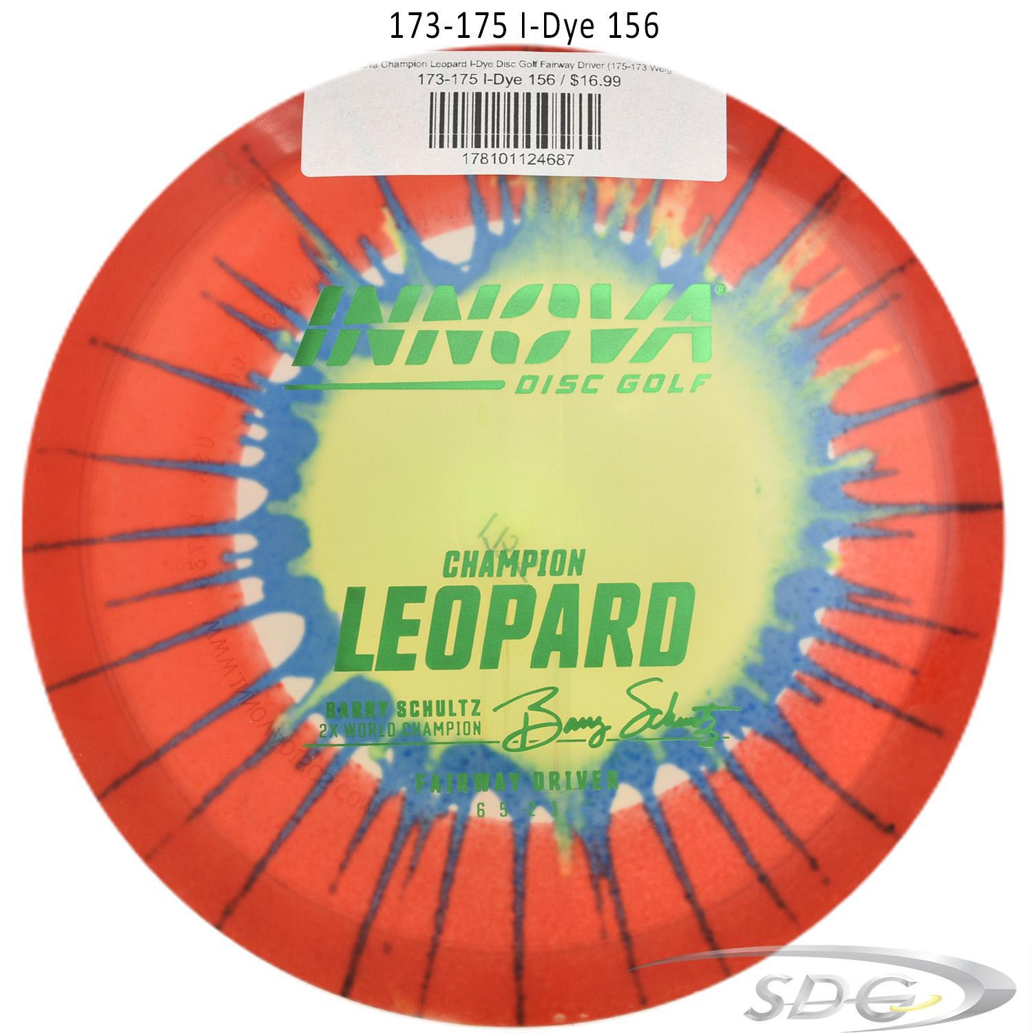 innova-champion-leopard-i-dye-disc-golf-fairway-driver 173-175 I-Dye 156 
