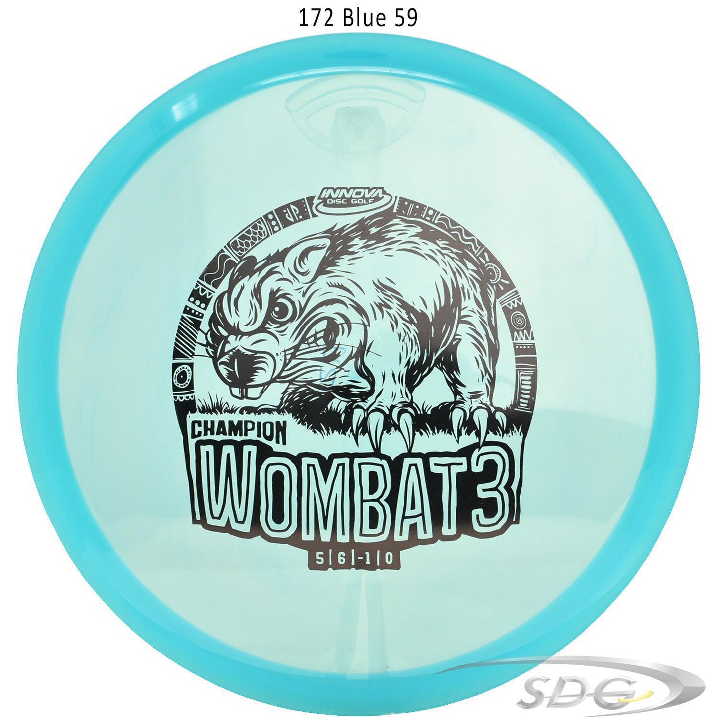 innova-champion-wombat3-disc-golf-mid-range 172 Blue 59 