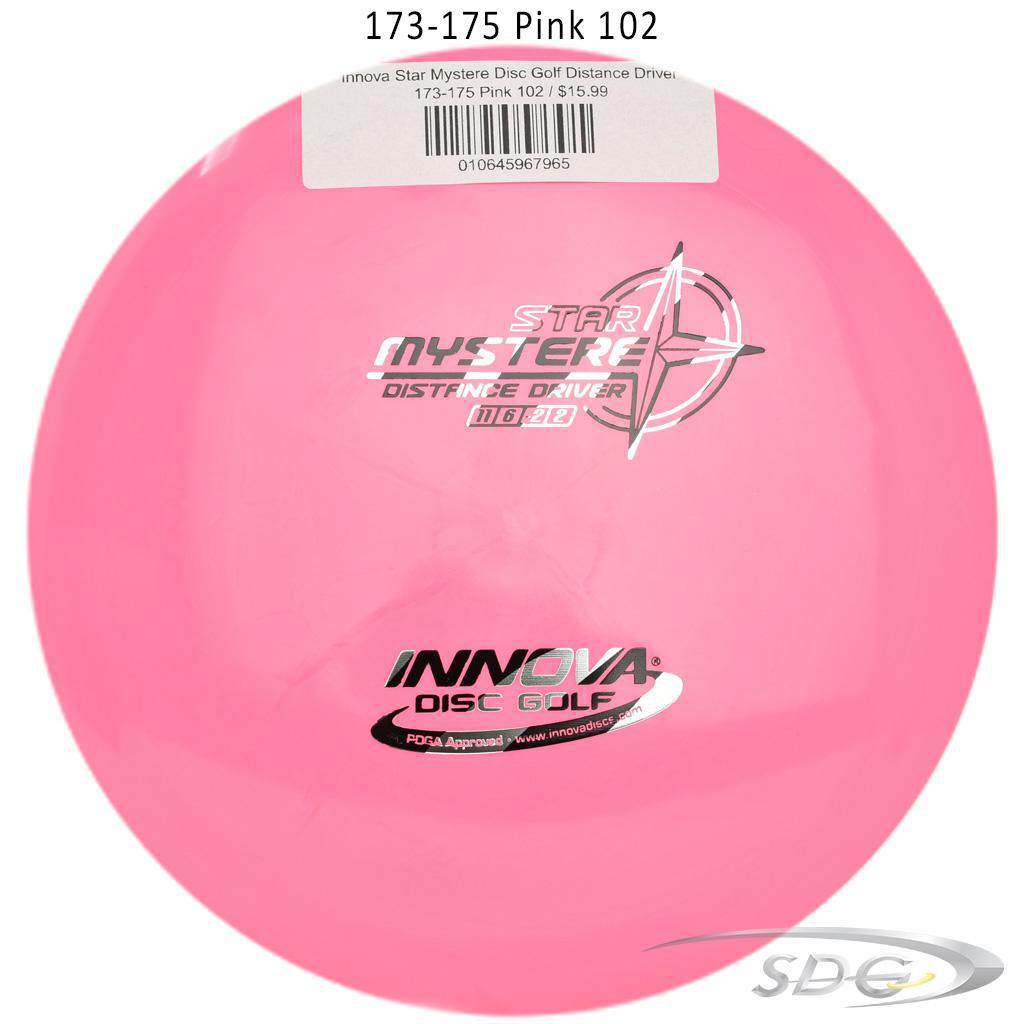 innova-star-mystere-disc-golf-distance-driver 173-175 Pink 102 