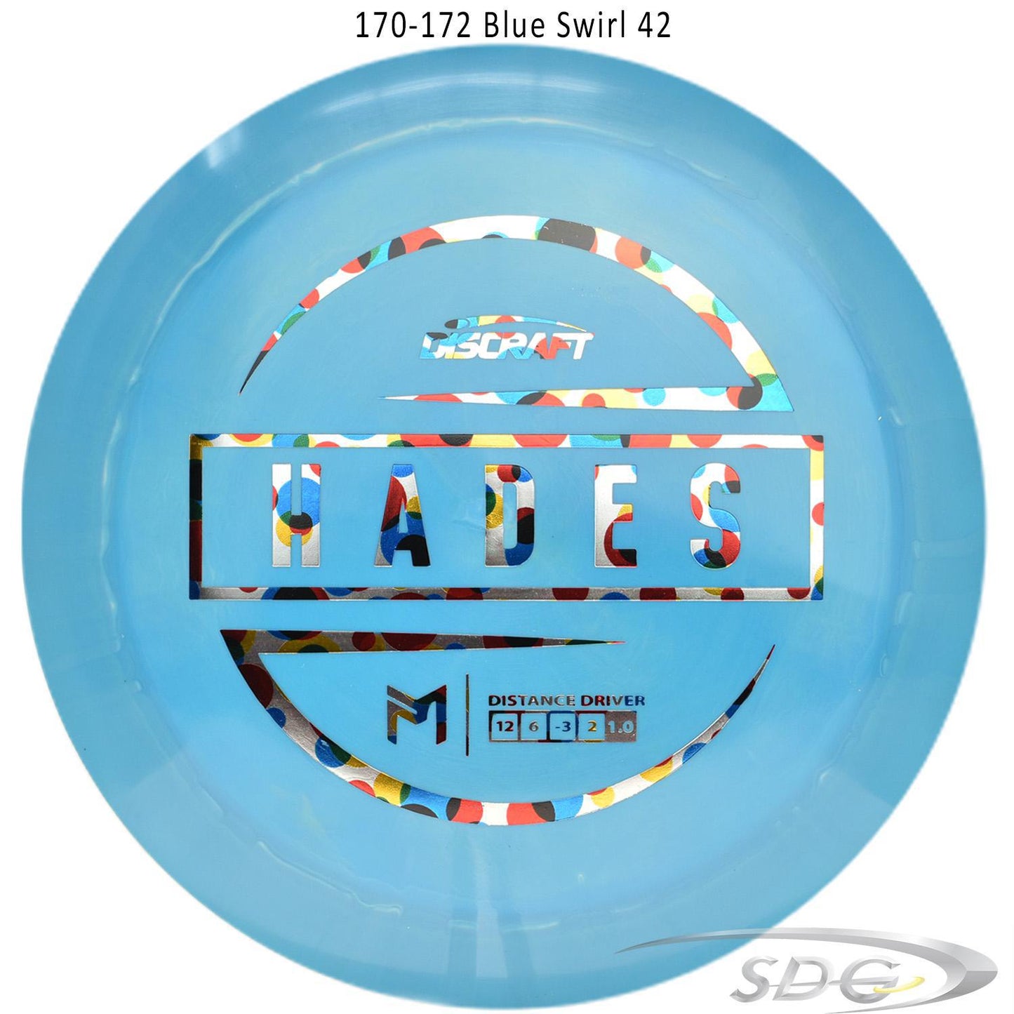 discraft-esp-hades-paul-mcbeth-signature-series-disc-golf-distance-driver-1 170-172 Blue Swirl 42 