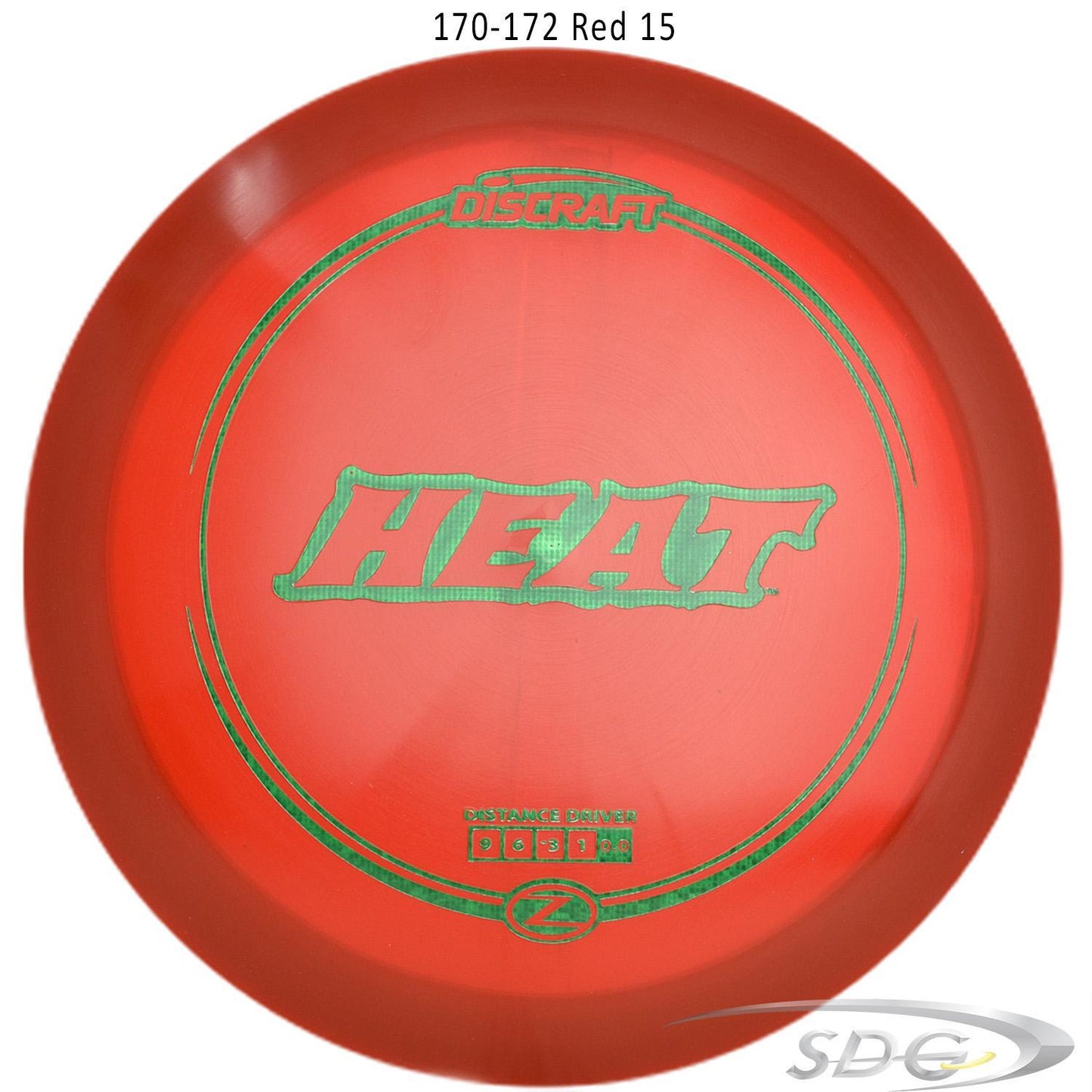 discraft-z-line-heat-disc-golf-distance-driver 170-172 Red 15