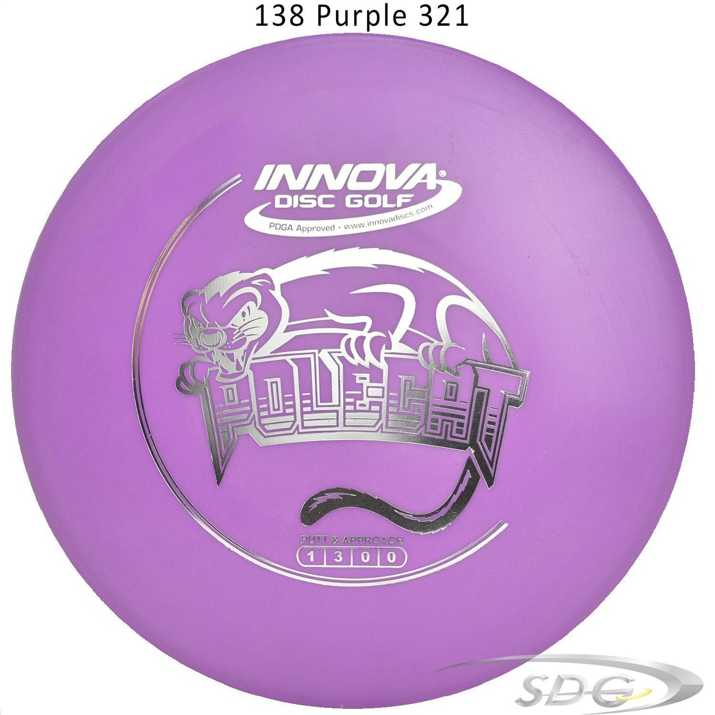 innova-dx-polecat-disc-golf-putter 138 Purple 321 