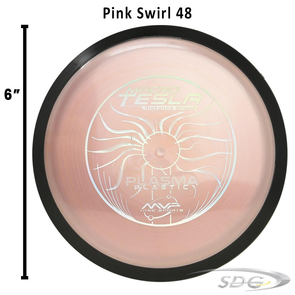 mvp-plasma-tesla-macro-disc-golf-mini-marker Pink Swirl 48 