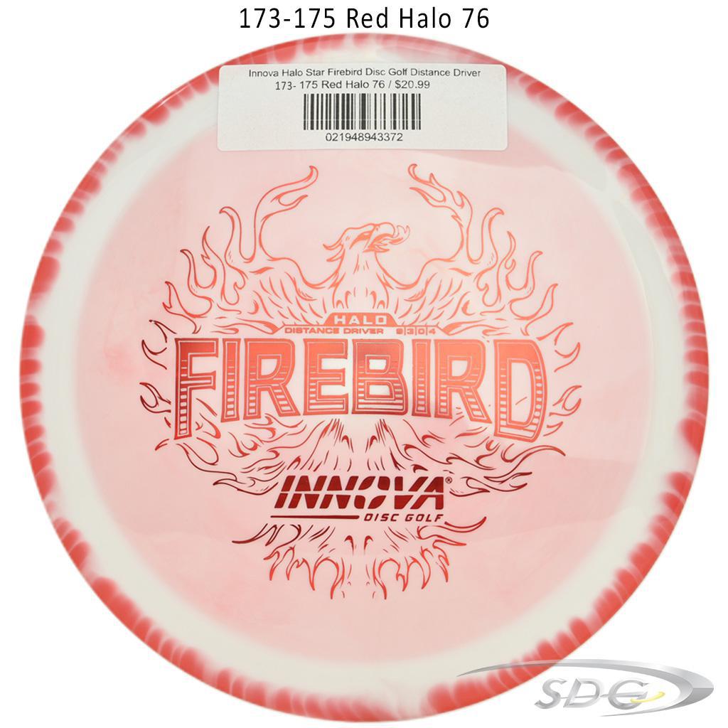 innova-halo-star-firebird-disc-golf-distance-driver 173-175 Red Halo 76 