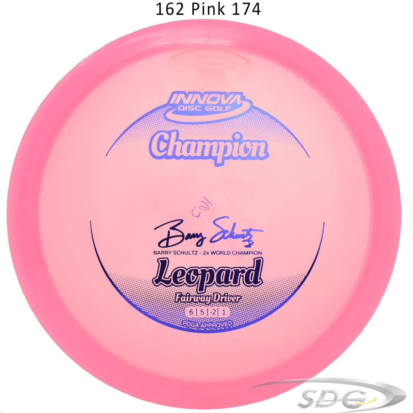 innova-champion-leopard-disc-golf-fairway-driver 162 Pink 174 