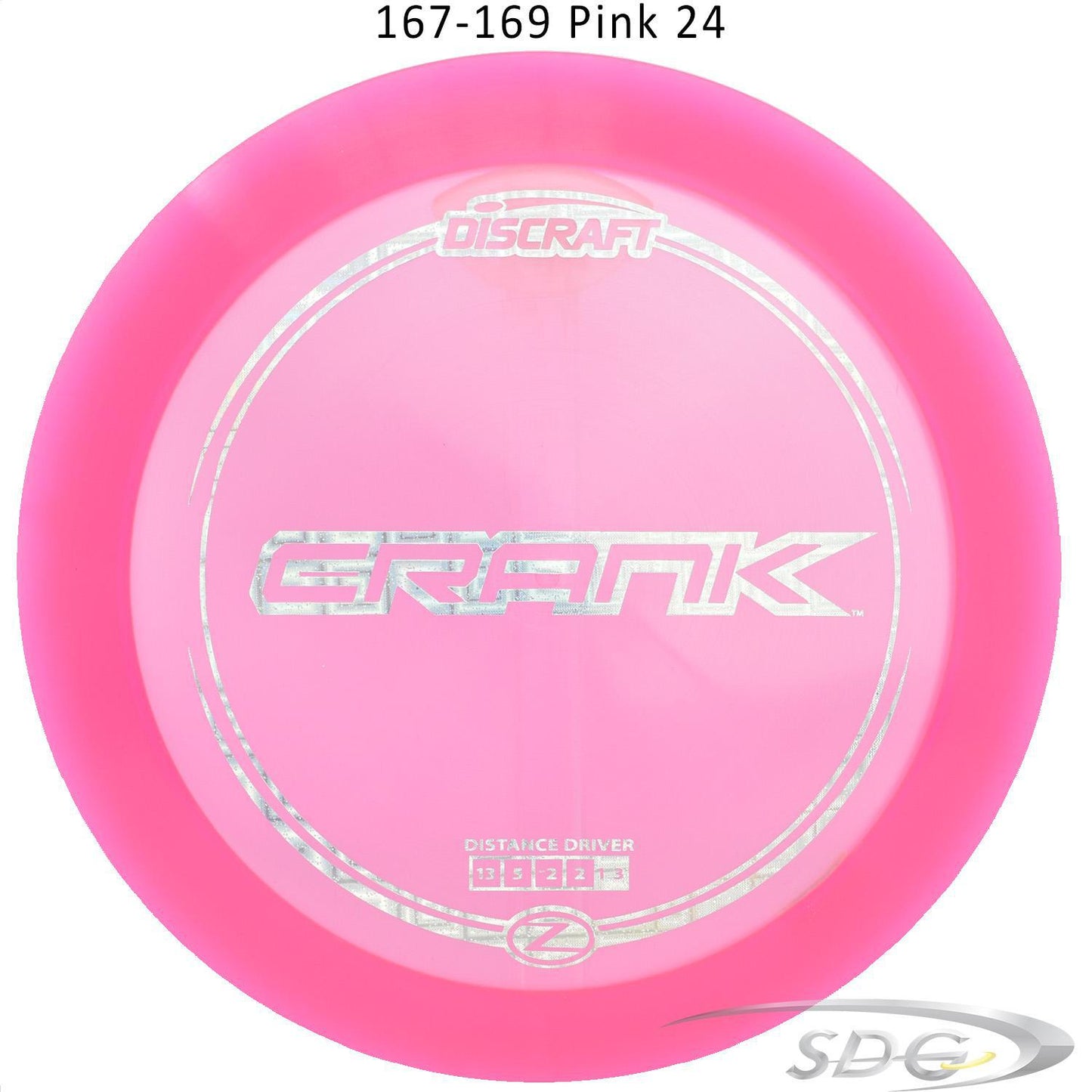 discraft-z-line-crank-disc-golf-distance-driver 167-169 Pink 24