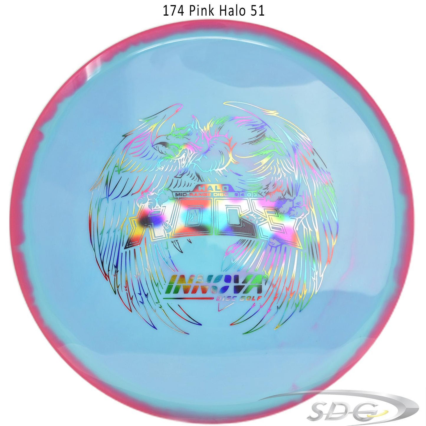 innova-halo-star-roc3-disc-golf-mid-range 174 Pink Halo 51 