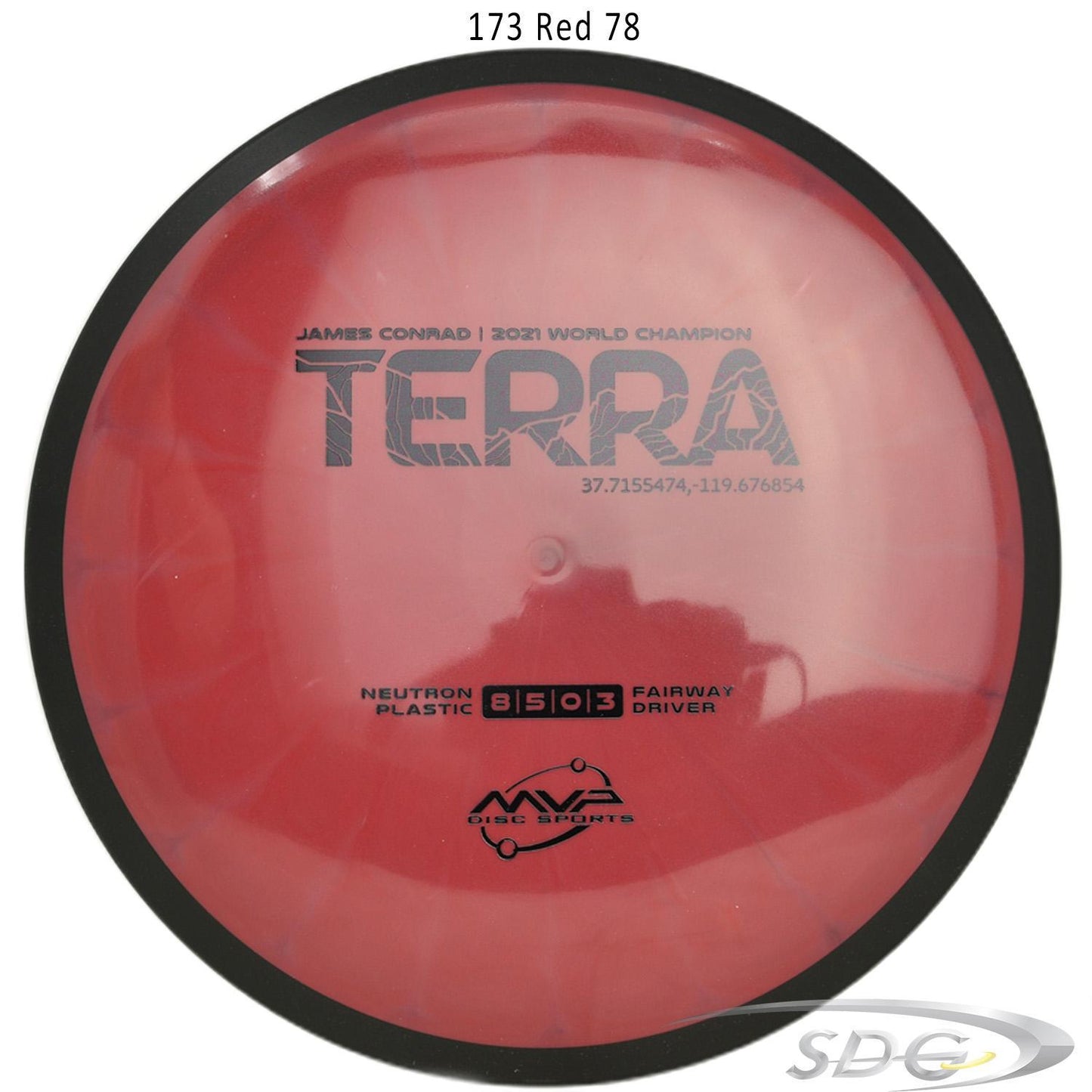 mvp-neutron-terra-2022-james-conrad-disc-golf-fairway-driver 173 Red 78 