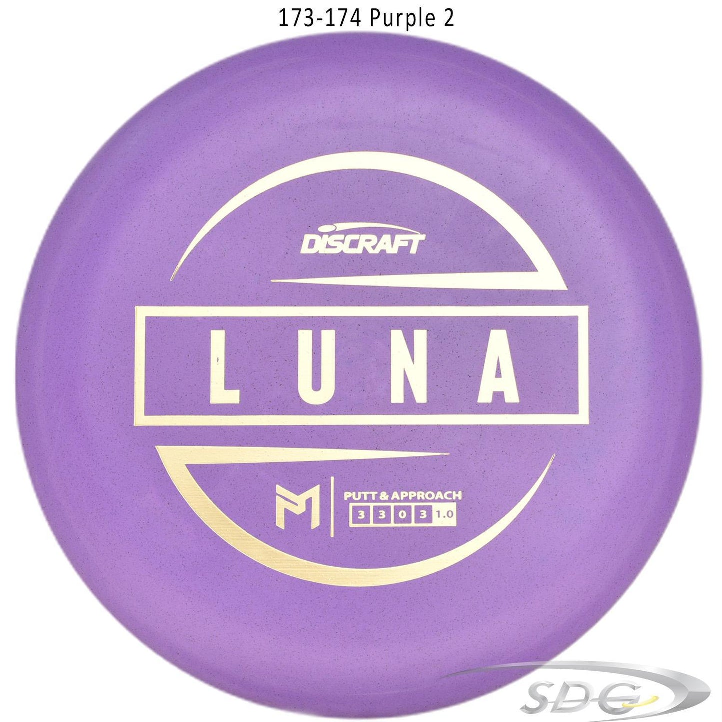 discraft-jawbreaker-rubber-blend-luna-paul-mcbeth-signature-disc-golf-putter 173-174 Purple 2 