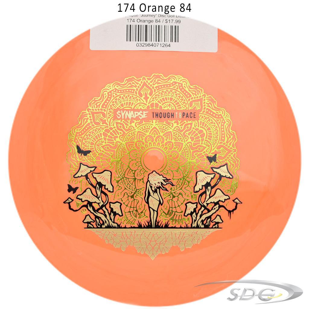 tsa-aura-synapse-journey-disc-golf-distance-driver 174 Orange 84 