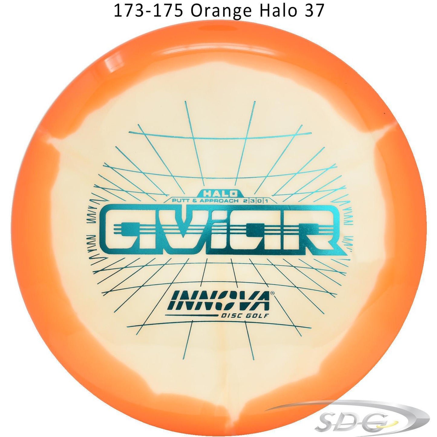 innova-halo-star-aviar-disc-golf-putter 173-175 Orange Halo  37 