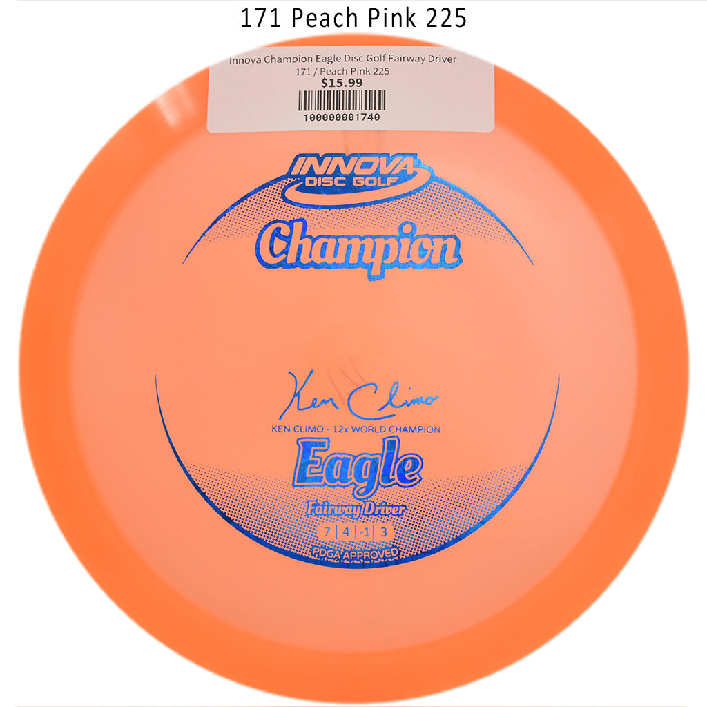 innova-champion-eagle-disc-golf-fairway-driver 171 Peach Pink 225 