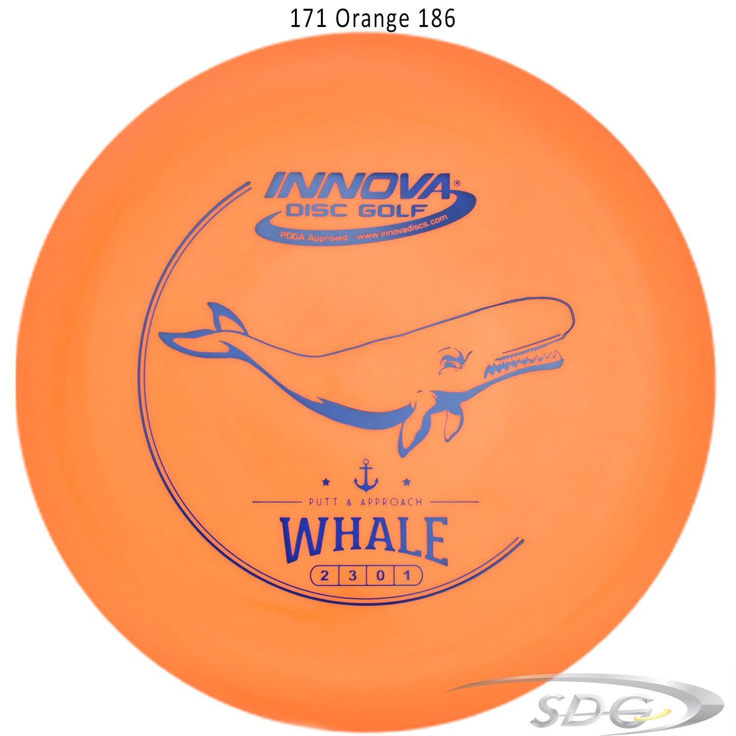 innova-dx-whale-disc-golf-putter 171 Orange 186 
