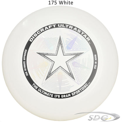 discraft-ultra-star-sportsdisc-disc-golf 175 White