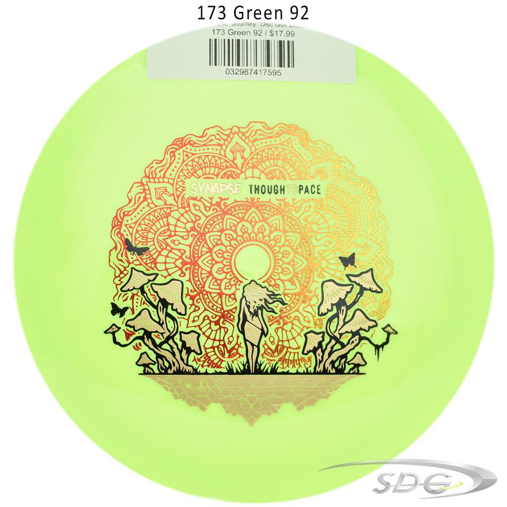 tsa-aura-synapse-journey-disc-golf-distance-driver 173 Green 92 