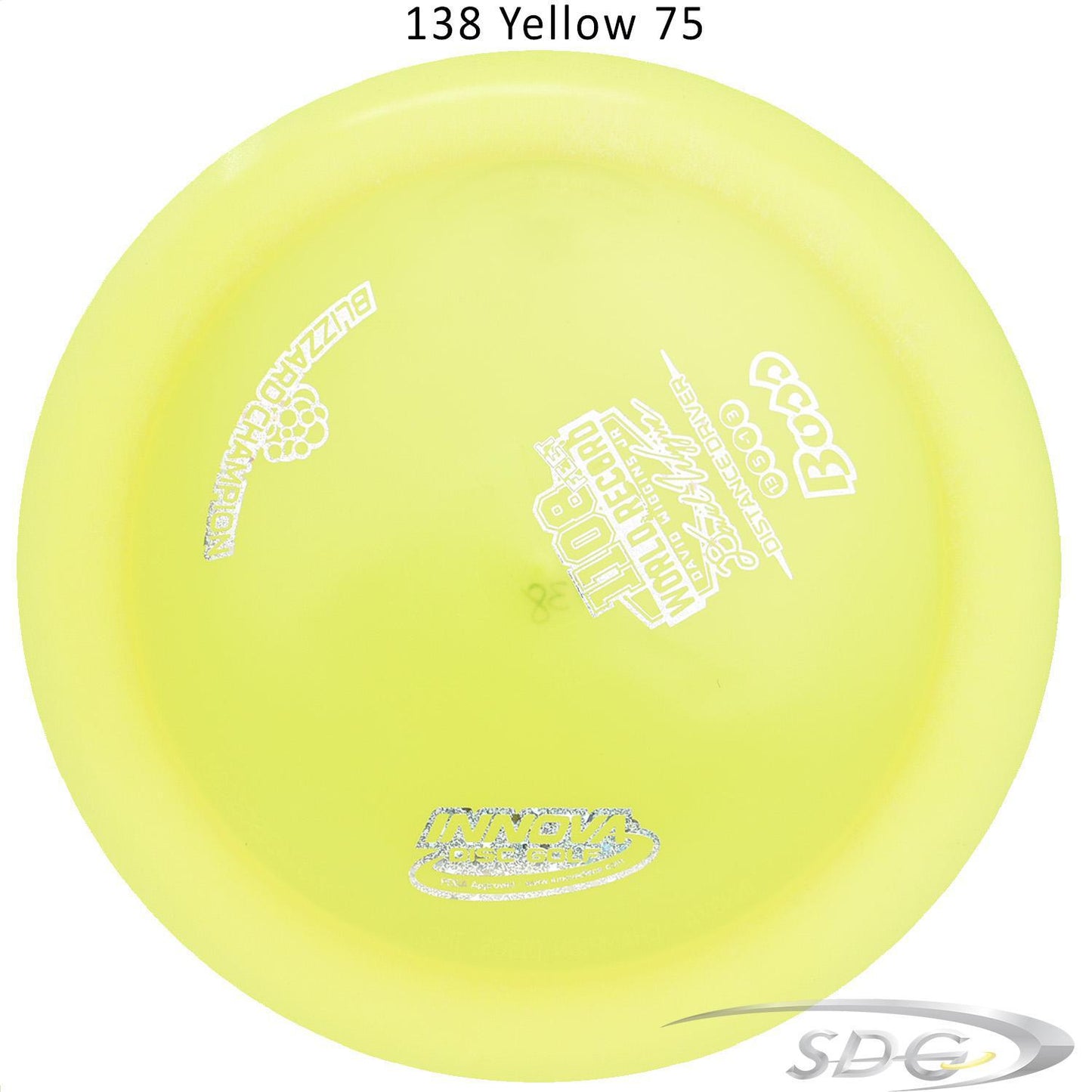 innova-blizzard-champion-boss-disc-golf-distance-driver 138 Yellow 75 