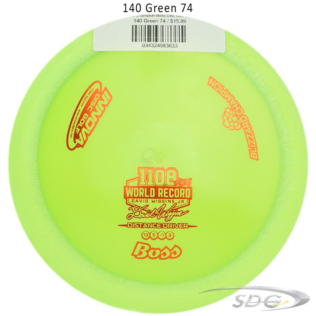 innova-blizzard-champion-boss-disc-golf-distance-driver 140 Green 74 