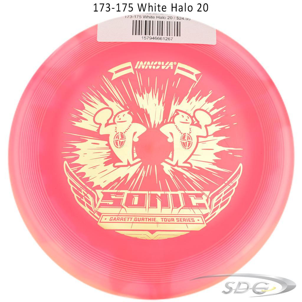 innova-halo-champion-sonic-glow-2023-garrett-gurthie-tour-series-disc-golf-putter 173-175 White Halo 20 