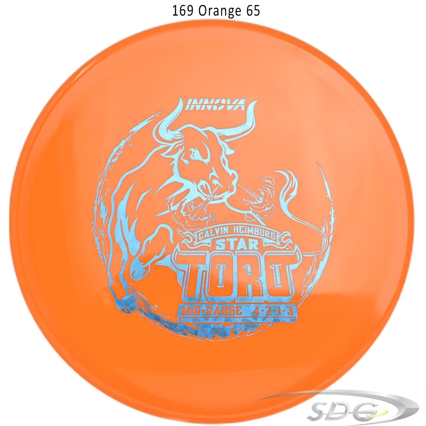 innova-star-toro-calvin-heimburg-signature-disc-golf-mid-range 169 Orange 65 