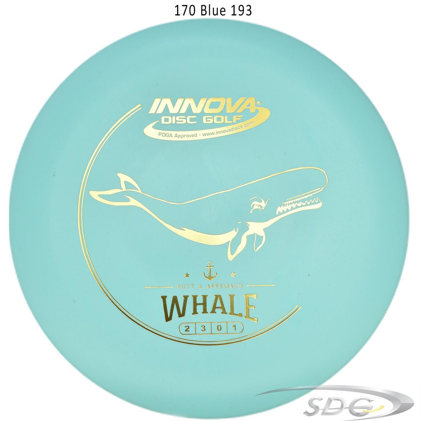innova-dx-whale-disc-golf-putter 170 Blue 193 