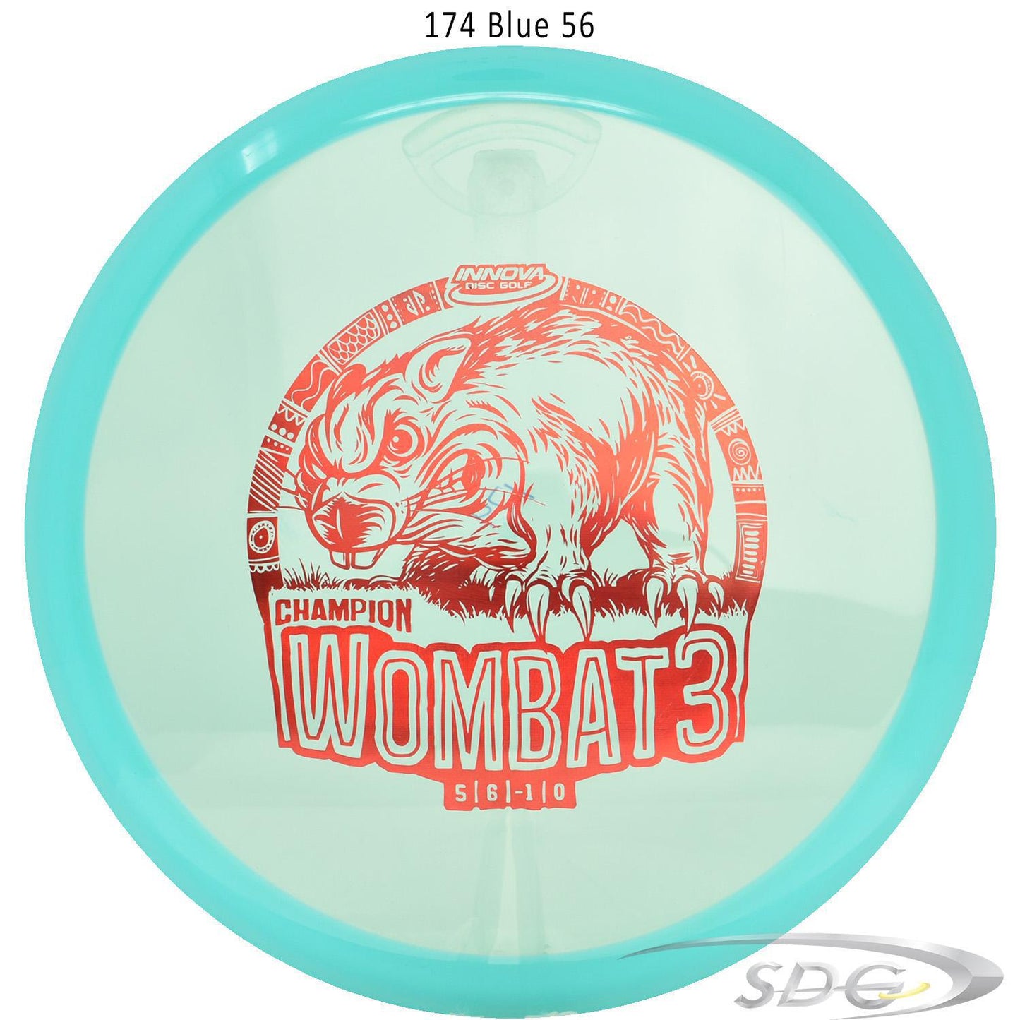 innova-champion-wombat3-disc-golf-mid-range 174 Blue 56 