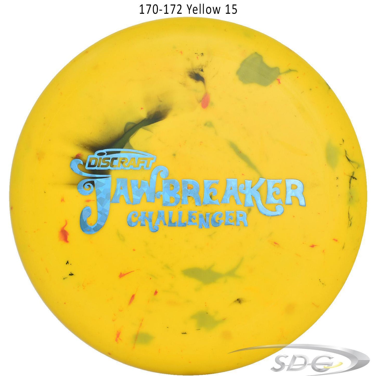 discraft-jawbreaker-challenger-disc-golf-putter 170-172 Yellow 15 
