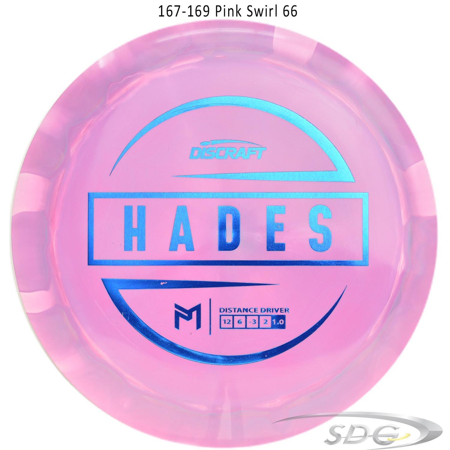 discraft-esp-hades-paul-mcbeth-signature-series-disc-golf-distance-driver 167-169 Pink Swirl 66