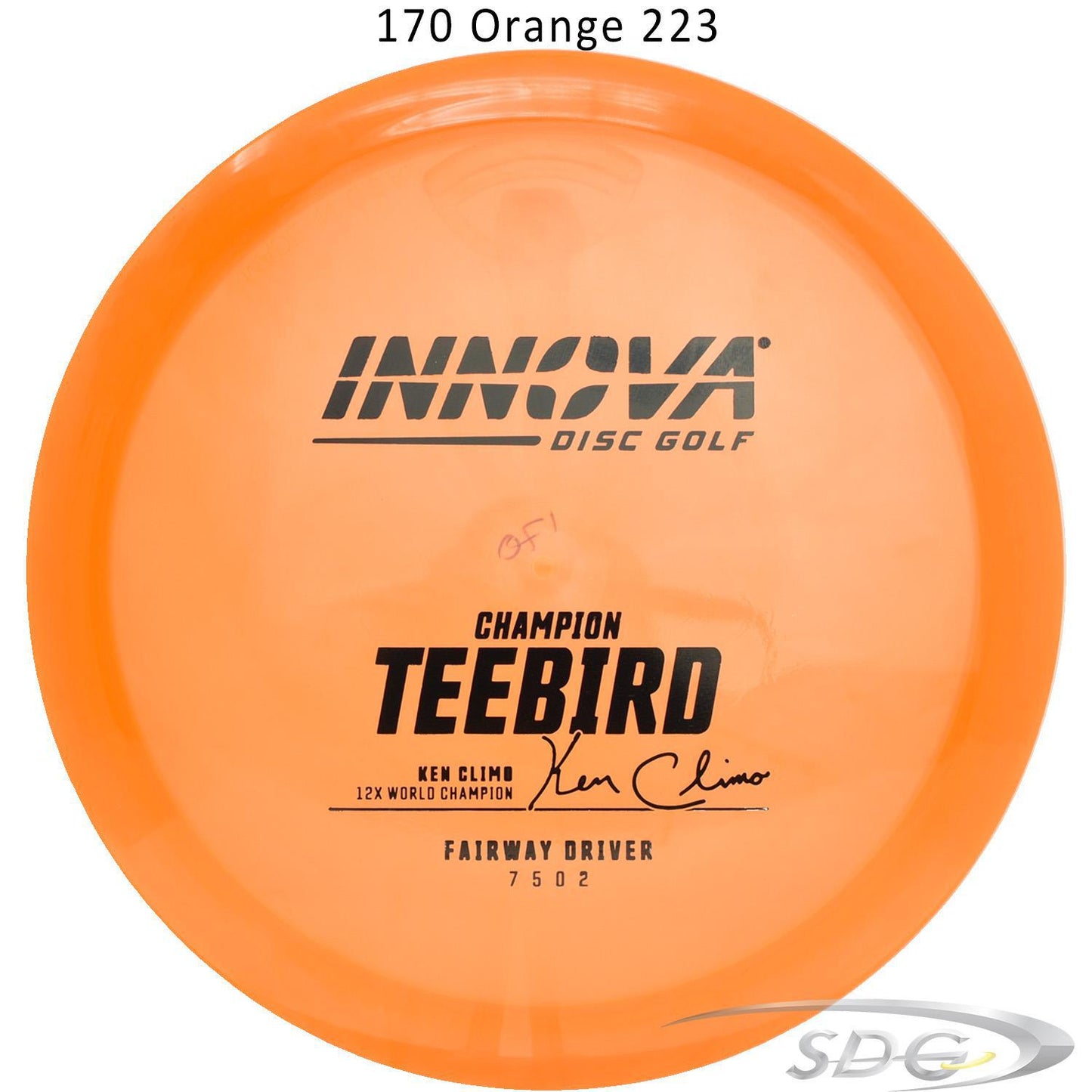 innova-champion-teebird-disc-golf-fairway-driver 170 Orange 223 