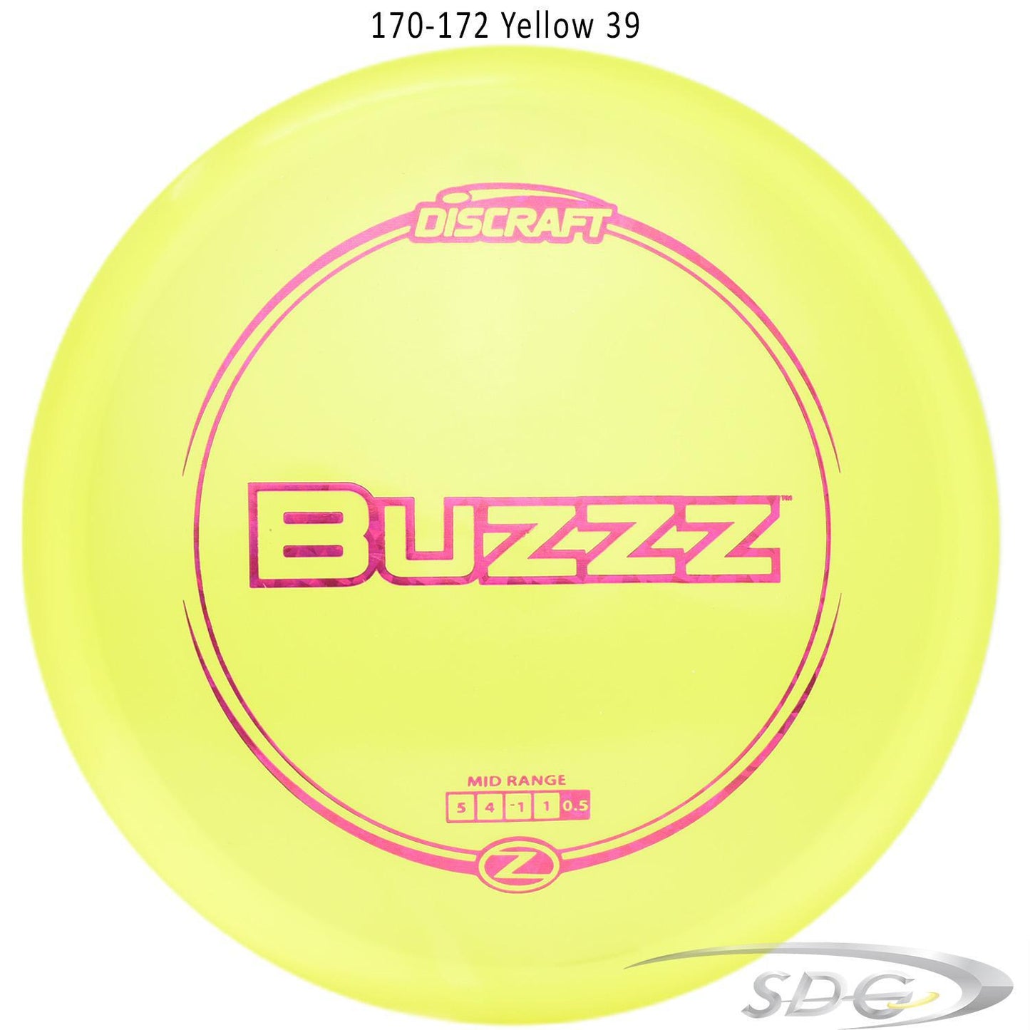 discraft-z-line-buzzz-disc-golf-mid-range 170-172 Yellow 39