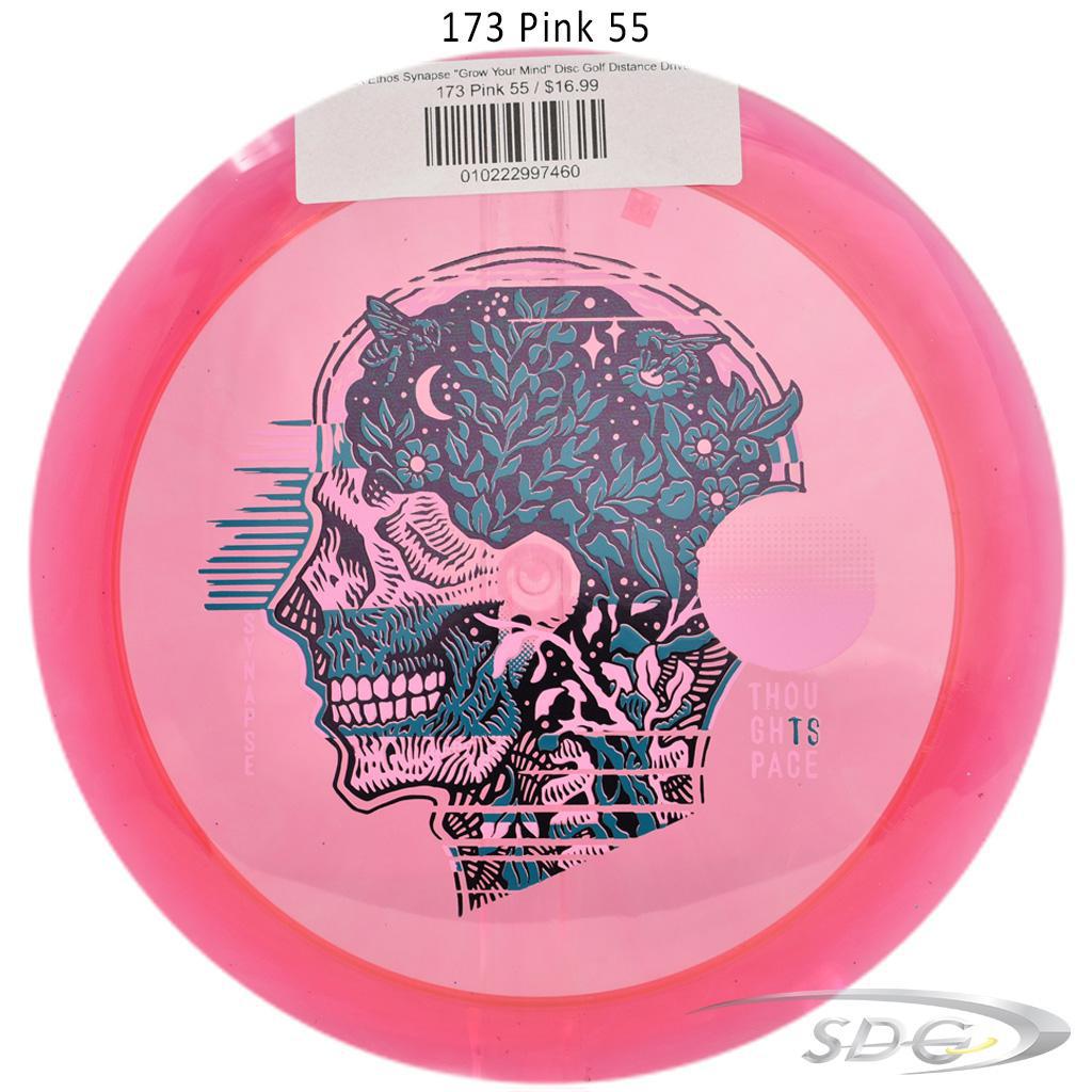 tsa-ethos-synapse-grow-your-mind-disc-golf-distance-driver 173 Pink 55 