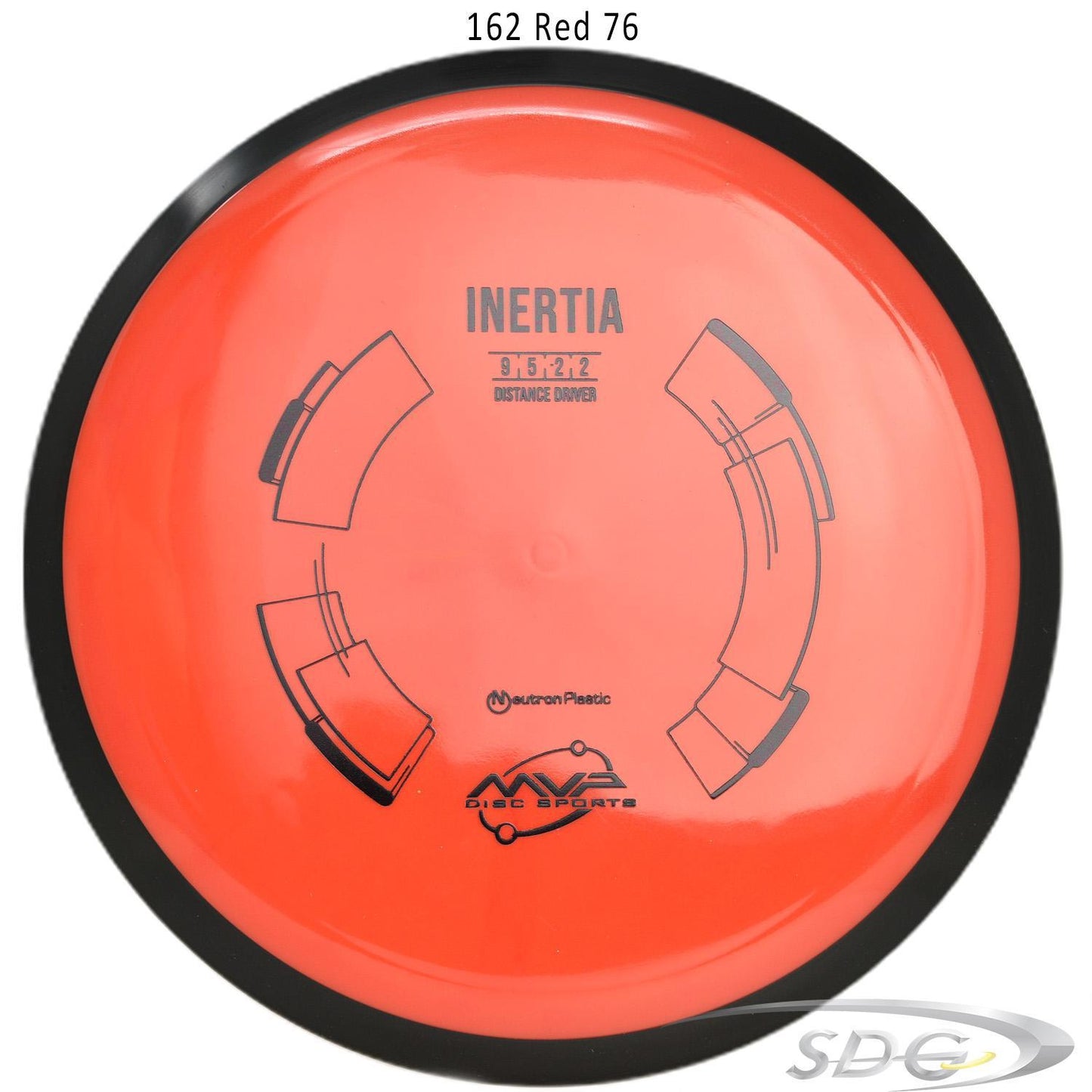 mvp-neutron-inertia-disc-golf-distance-driver 162 Red 76 