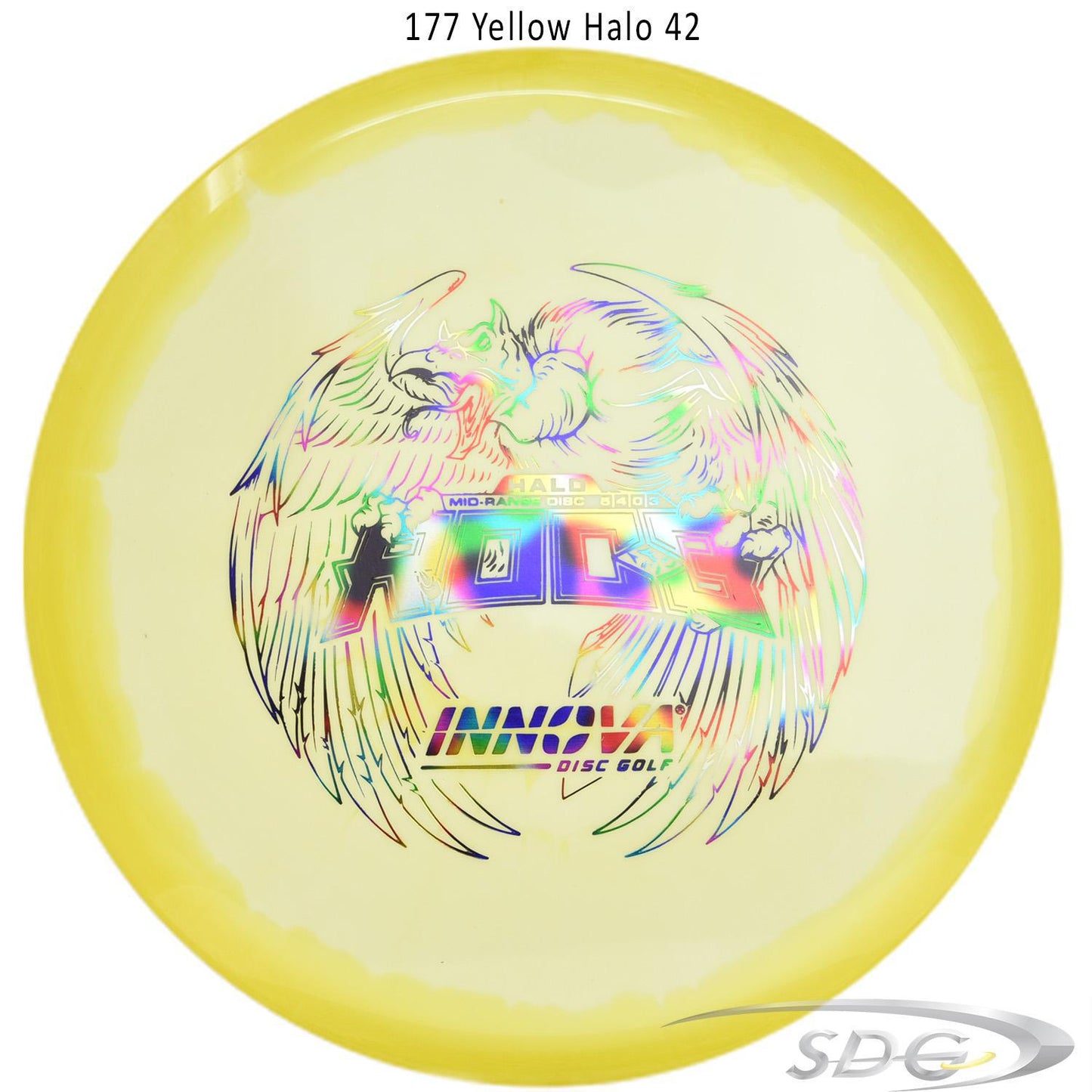 innova-halo-star-roc3-disc-golf-mid-range 177 Yellow Halo 42 