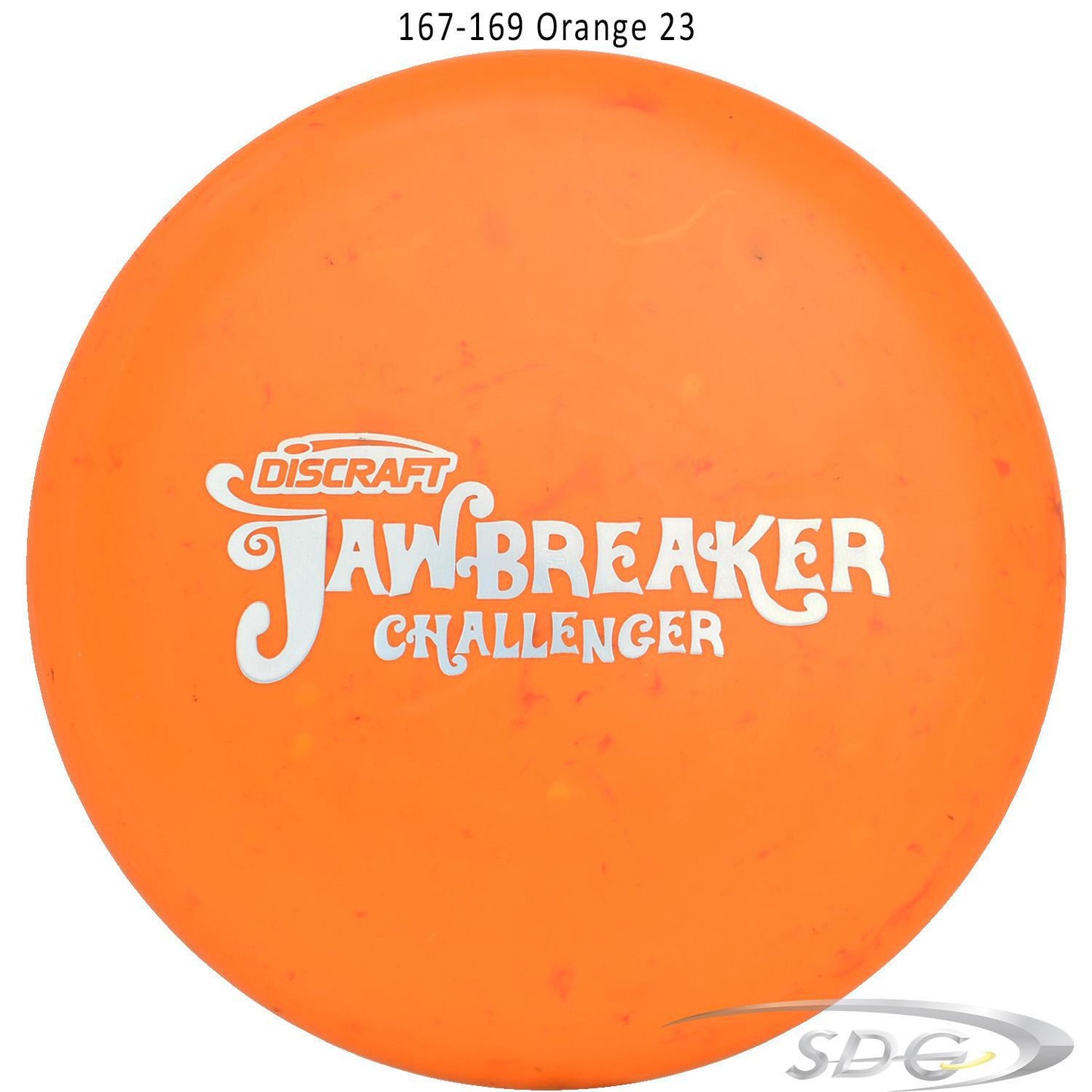 discraft-jawbreaker-challenger-disc-golf-putter 167-169 Orange 23