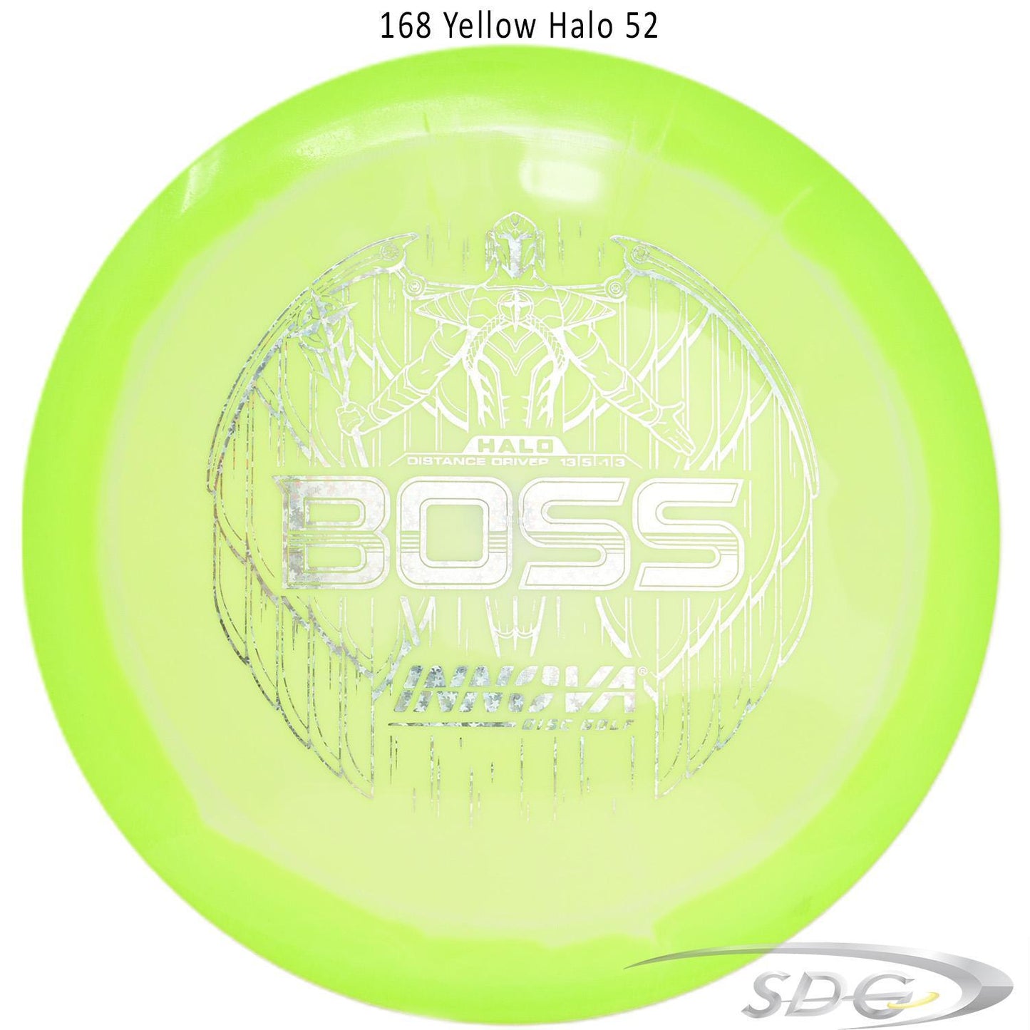 innova-halo-star-boss-disc-golf-distance-driver 168 Yellow Halo 52 