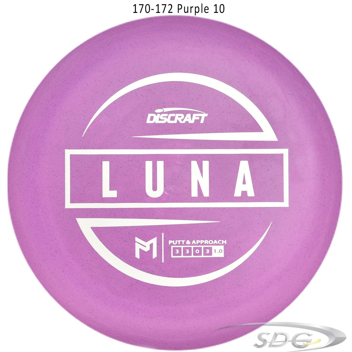 discraft-jawbreaker-rubber-blend-luna-paul-mcbeth-signature-disc-golf-putter 170-172 Purple 10