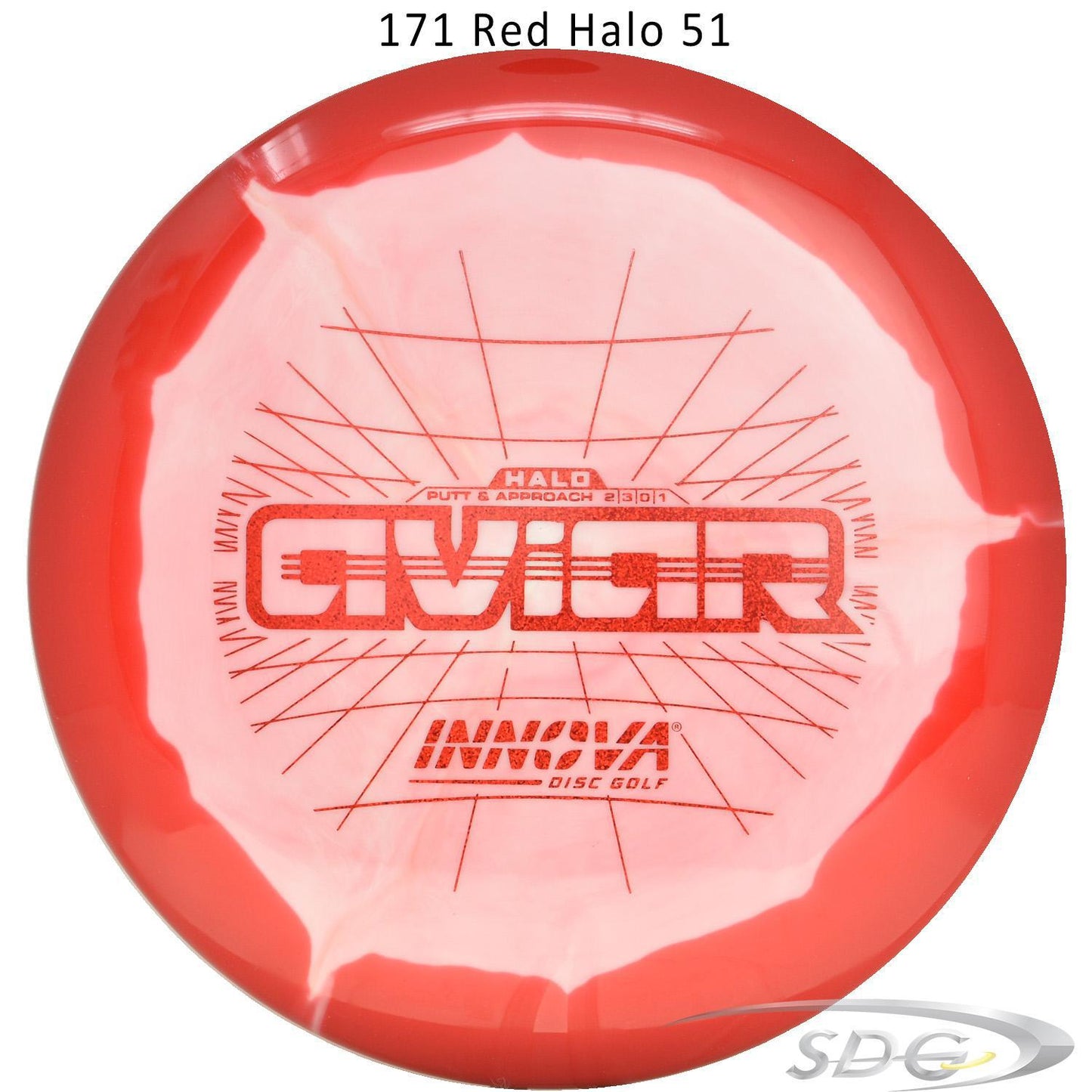 innova-halo-star-aviar-disc-golf-putter 171 Red Halo 51 